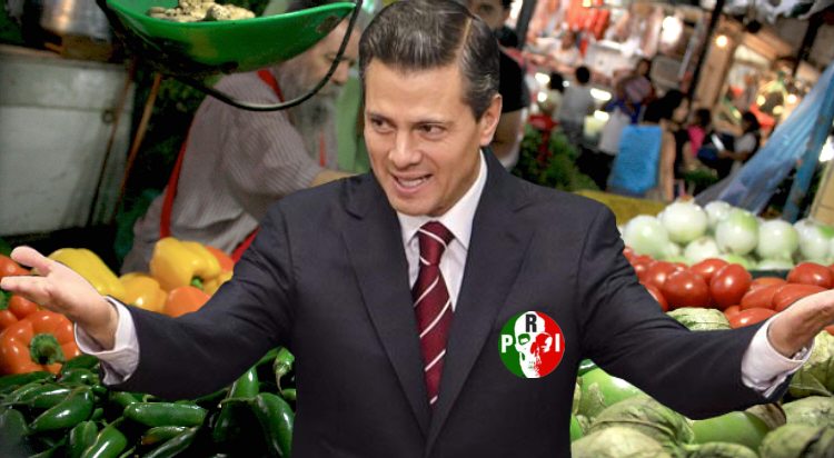 QUINTO INFORME: México, segundo lugar de la OCDE en aumento a precios de alimentos básicos