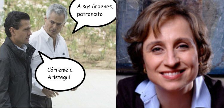 Peña premia a MVS por despedir a Aristegui… y en EU premian a Aristegui por reportaje de casa blanca