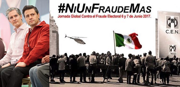 Convocan a jornada masiva de lucha contra el fraude en Edomex: PARO NACIONAL Y MEGAMARCHA, miércoles 7 de junio