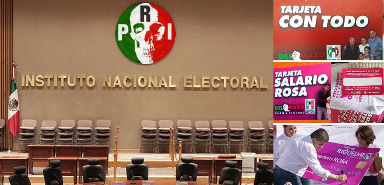 Desecha INE quejas contra el PRI por financiamiento de la española OHL, compra de votos con tarjetas rosas, etc.