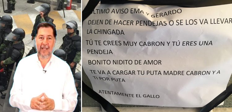 ALERTA: Vuelven a amenazar de muerte a Fernández Noroña y ahora también a su pareja