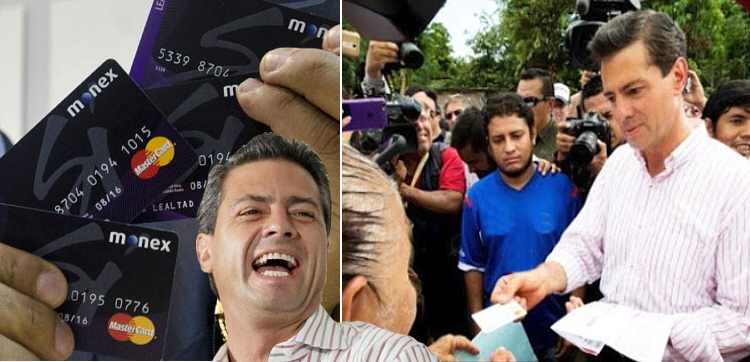 Denuncian reedición del 'Caso Monex' con tarjetas de 120 mil pesos que Peña reparte a damnificados
