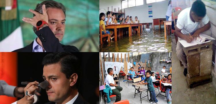 Mientras Peña y Nuño despilfarran millones en "imagen", México es el país de la OCDE que menos invierte en sus estudiantes