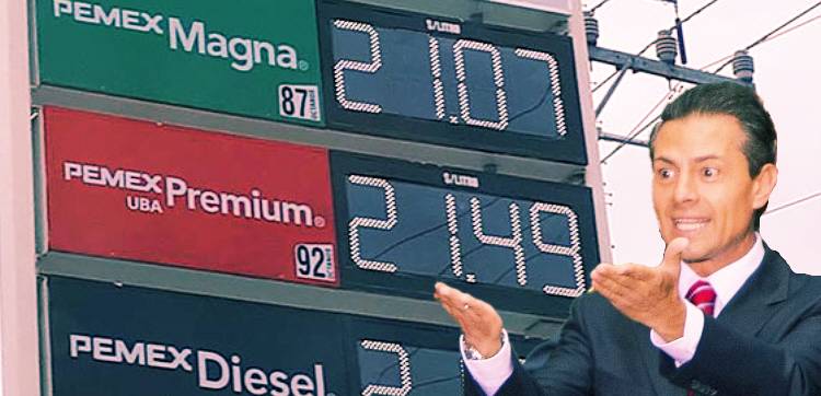 LA ÚLTIMA PUÑALADA DE PEÑA ANTES DE IRSE: Incrementa IEPS a gasolina Magna eliminando el "subsidio"