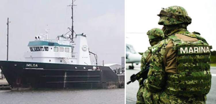Marina confirma aseguramiento de dos embarcaciones dedicadas al robo y tráfico de combustible