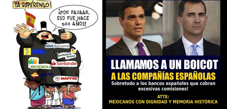 Lanzan en redes campaña de boicot contra empresas españolas, en especial contra los bancos