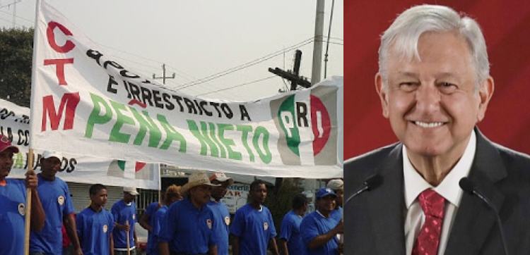La CTM priista amenaza con ir a paro nacional para desestabilizar al gobierno de AMLO