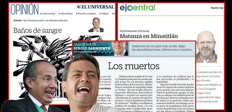 Lo que nunca hizo con FeCal y Peña… Prensa derechista se escandaliza por violencia en el país