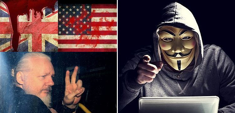 Anonymous lanza advertencia a EE.UU. y sus aliados: "LIBEREN A ASSANGE O LO PAGARÁN" (VIDEO)