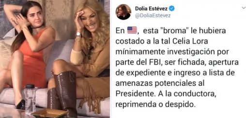 En EU, la “bromita” de la tal Celia Lora le habría costado ser fichada por el FBI: Dolia Estévez
