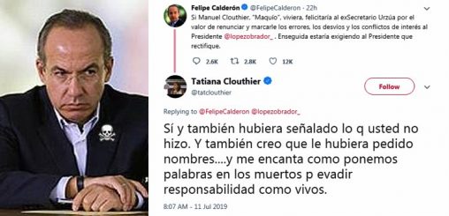 Tatiana Clouthier pone en su lugar a Calderón por mencionar a "Maquío" para atacar a AMLO