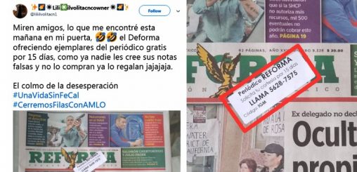 Se pitorrean del diario Reforma por regalar sus periódicos ante supuesta baja en sus ventas