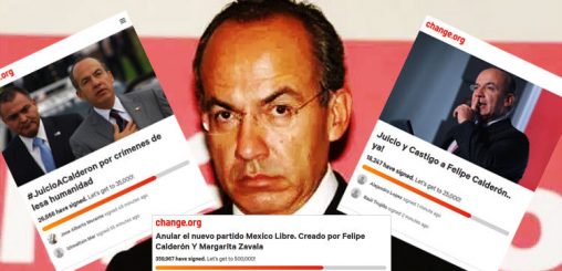 Calderón, el “político” que ha juntado más firmas… para ser enjuiciado: director de Change.org