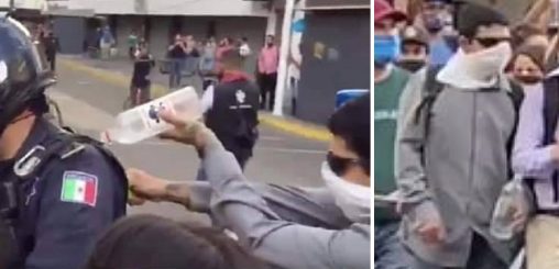 Circula nueva imagen de sujeto que atacó a policía de Jalisco; denuncian que podría ser policía vestido de civil