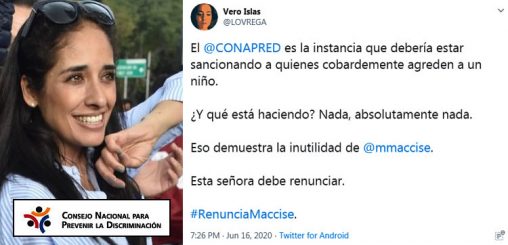 Exigen renuncia de Mónica Maccise al Conapred por invitar a Chumel Torres a foro sobre racismo y clasismo